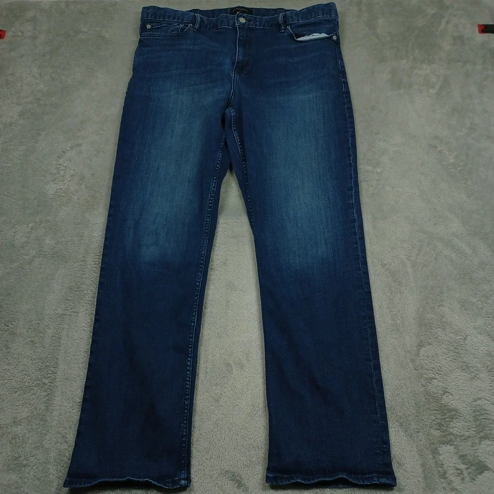 Banana Republic‎ Jeans Men 38x32 Blue Denim Slim Fit Straight Pockets Casual